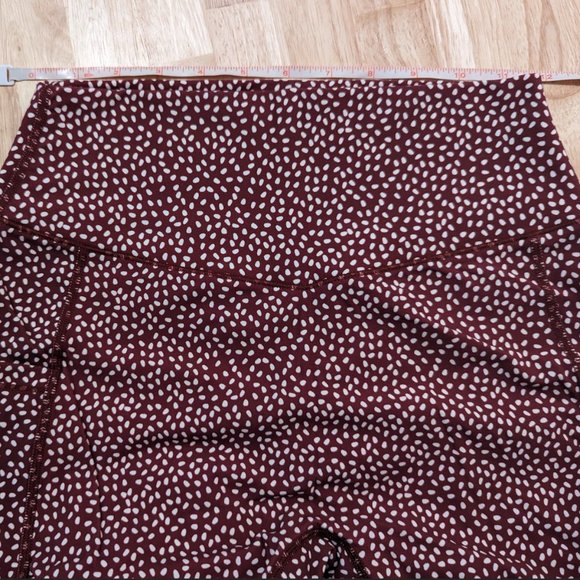 Buffbunny Collection - Rosa Pocket Legging - Dark Vineyard Red Bossy Print - Picture 7 of 7